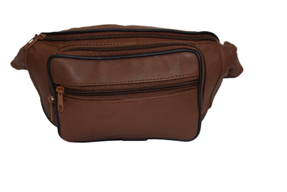 Stylish Genuine Leather Fanny Pack – Perfect for Travel & Everyday Wear | Unisex & Available in Vibrant Colors!