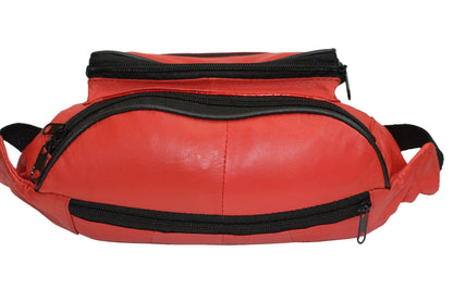 Stylish Genuine Leather Fanny Pack – Perfect for Travel & Everyday Wear | Unisex & Available in Vibrant Colors!