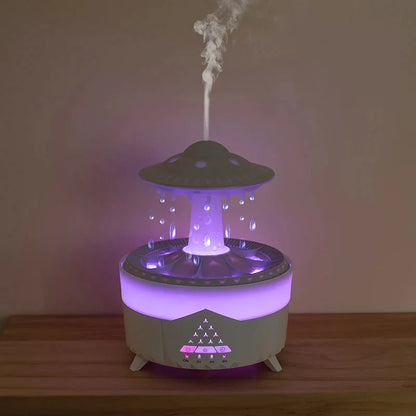 Transform Your Space! 💧✨ UFO Raindrop Humidifier – USB Aromatherapy Diffuser for Fresh Air & Relaxing Scents 🌿🏡