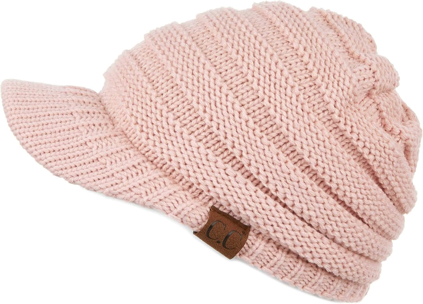 Stay Chic & Cozy! ❄️✨ Women's Ribbed Knit Hat with Brim – Perfect for Any Winter Look! 👒🧣