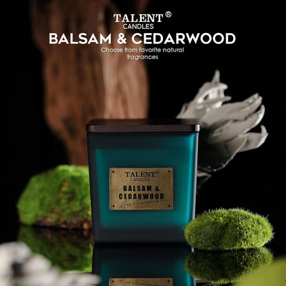 Elevate Your Space with Balsam & Cedarwood Scented Candles! 🌲✨ Deluxe Soy Wax Aromatherapy – Perfect for Home Ambience & Relaxation!