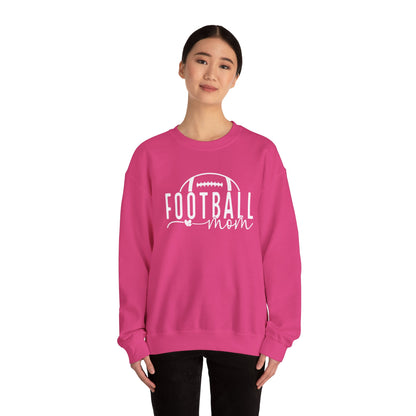 Football Mom Sweatshirt, Cozy Gift for Sports Moms, Unisex Crewneck for Game Day, Football Fan Apparel, Perfect for Fall