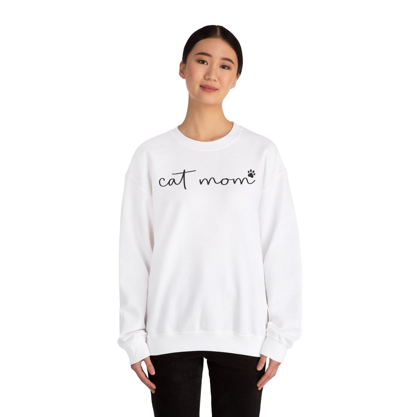 Cat Mom Sweatshirt Cozy and Stylish Apparel for Proud Cat Moms