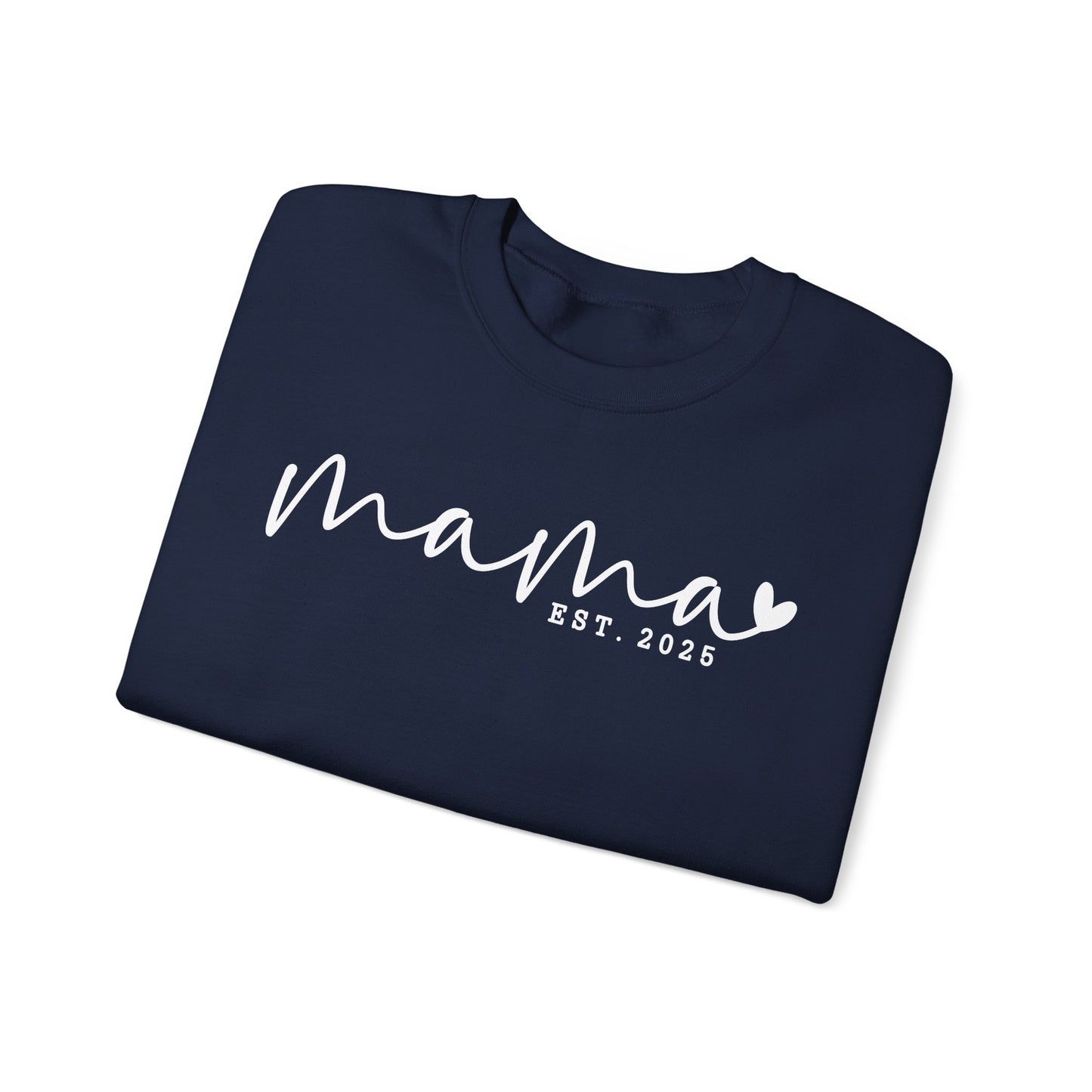 Mama Sweatshirt, Gift for New Moms, Personalized Crewneck, Mother's Day Gift, Cozy Fashion, Mama Established 2025