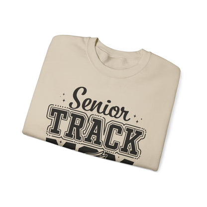 Senior Track Mom Crewneck Sweatshirt, Perfect Gift for Athletic Moms, Class of 2025 Celebration, Sports Apparel, Comfy Layer