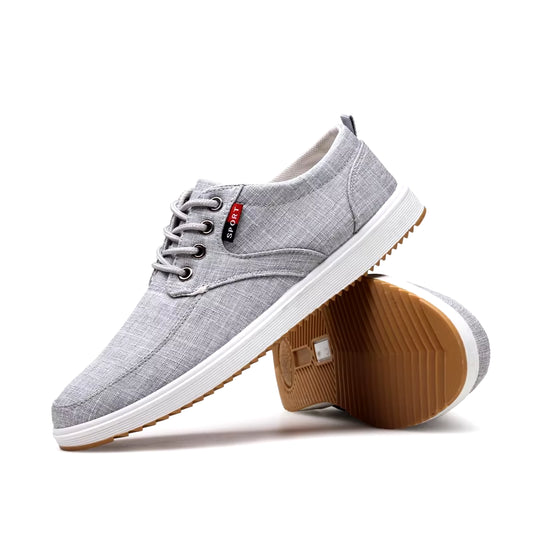 Step into Comfort 🌞 Men’s Breathable Canvas Shoes – Lightweight, Casual & Perfect for Summer Walks!