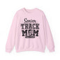 Senior Track Mom Crewneck Sweatshirt, Perfect Gift for Athletic Moms, Class of 2025 Celebration, Sports Apparel, Comfy Layer