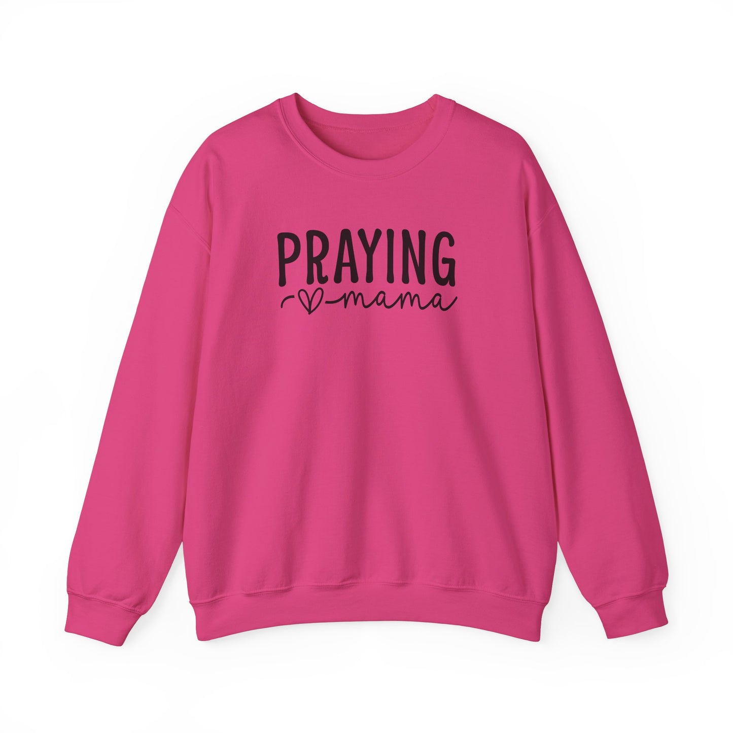 Praying Mama Sweatshirt Stylish Inspirational Apparel for Moms