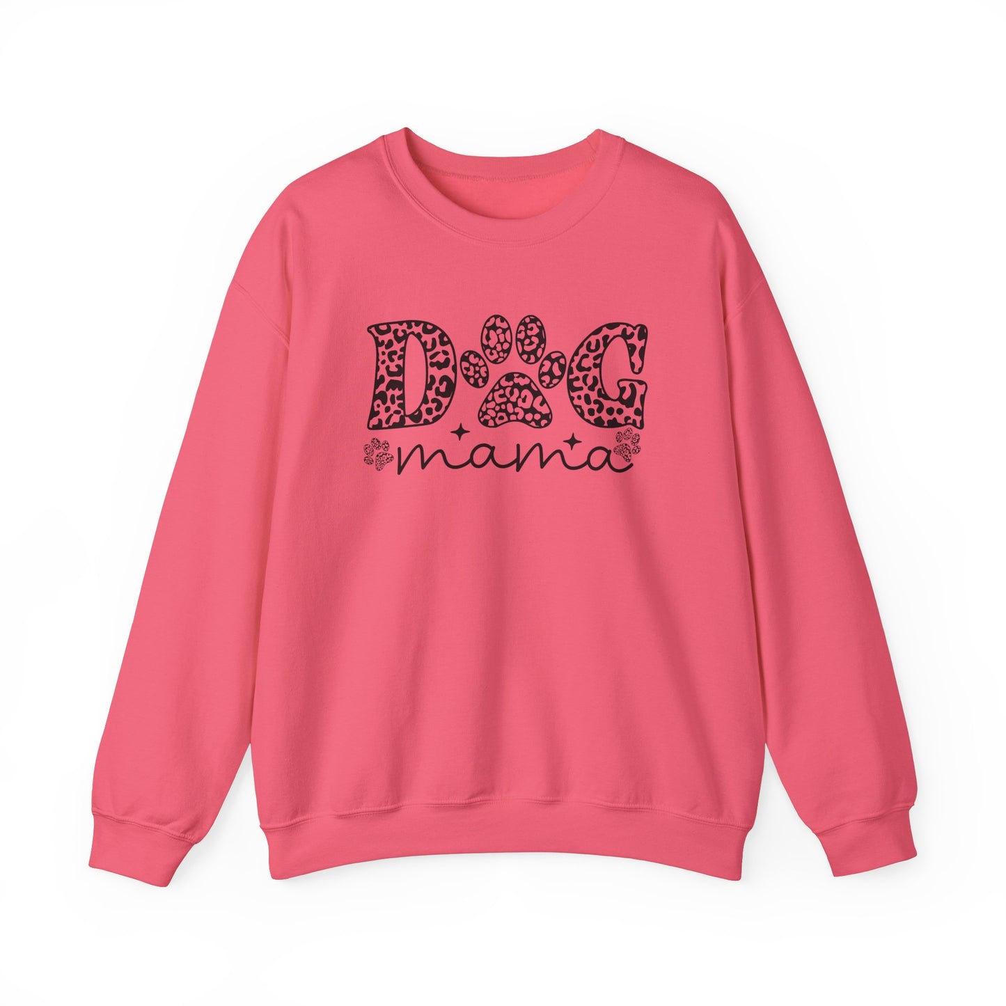 Dog Mama Crewneck Sweatshirt - Cozy Gift for Pet Lovers, Dog Mom Sweatshirt, Animal Lover Apparel, Cute Dog Parent Gift, Paw Print