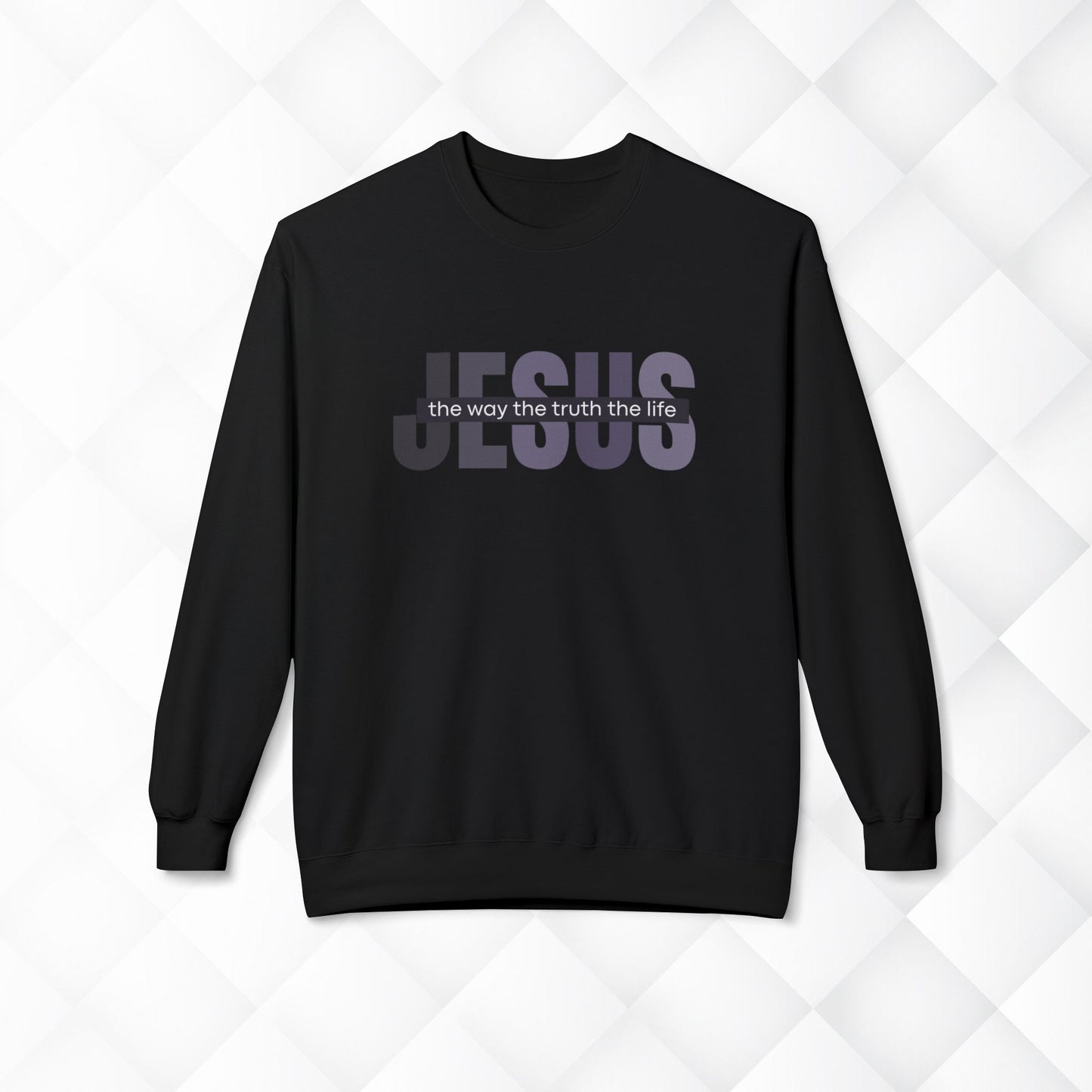 Jesus The Way The Truth The Life Sweatshirt, Womens Religious Sweatshirt, Faith Sweatshirt, Christian Sweatshirt, Bible Verse, Jesus Lover