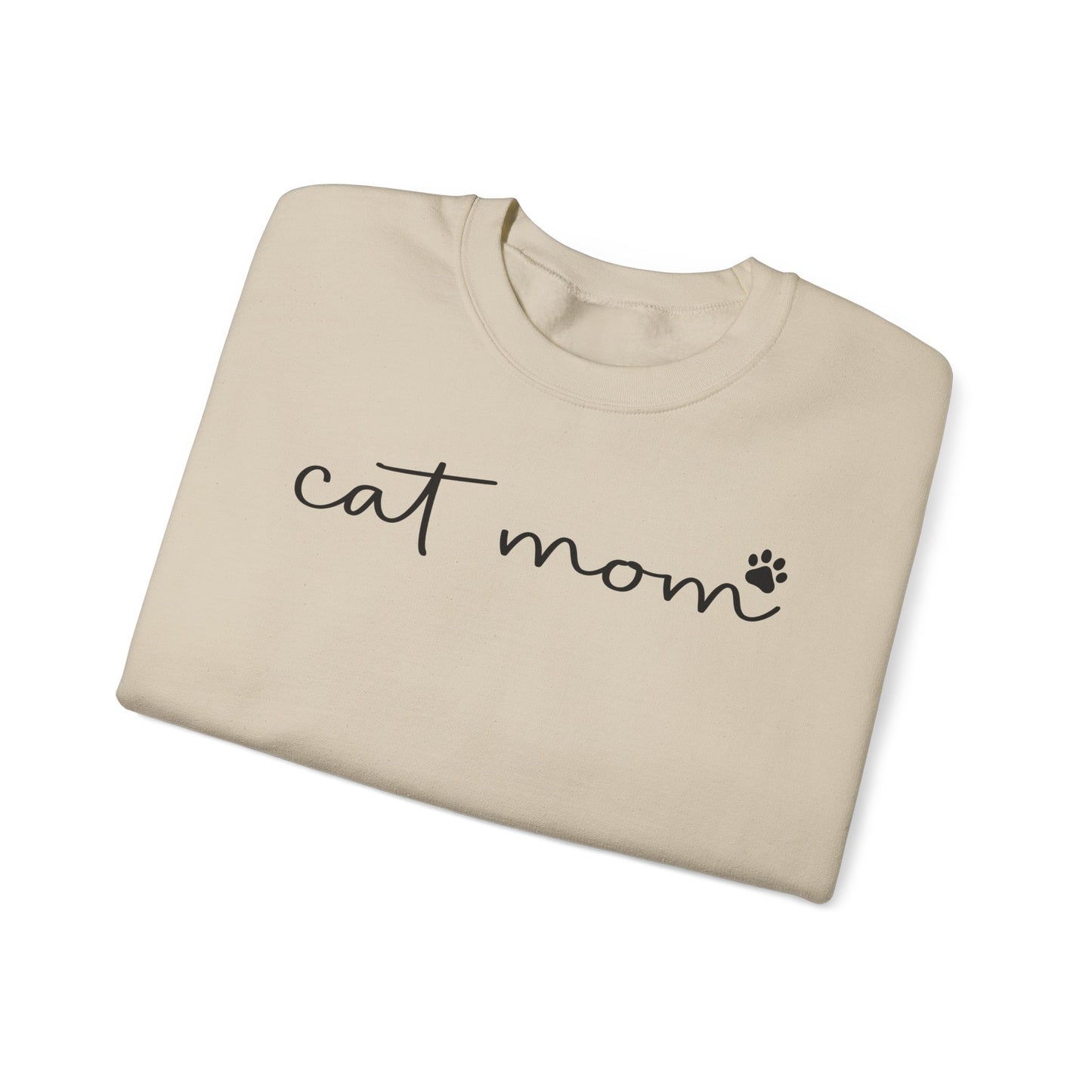 Cat Mom Sweatshirt Cozy and Stylish Apparel for Proud Cat Moms