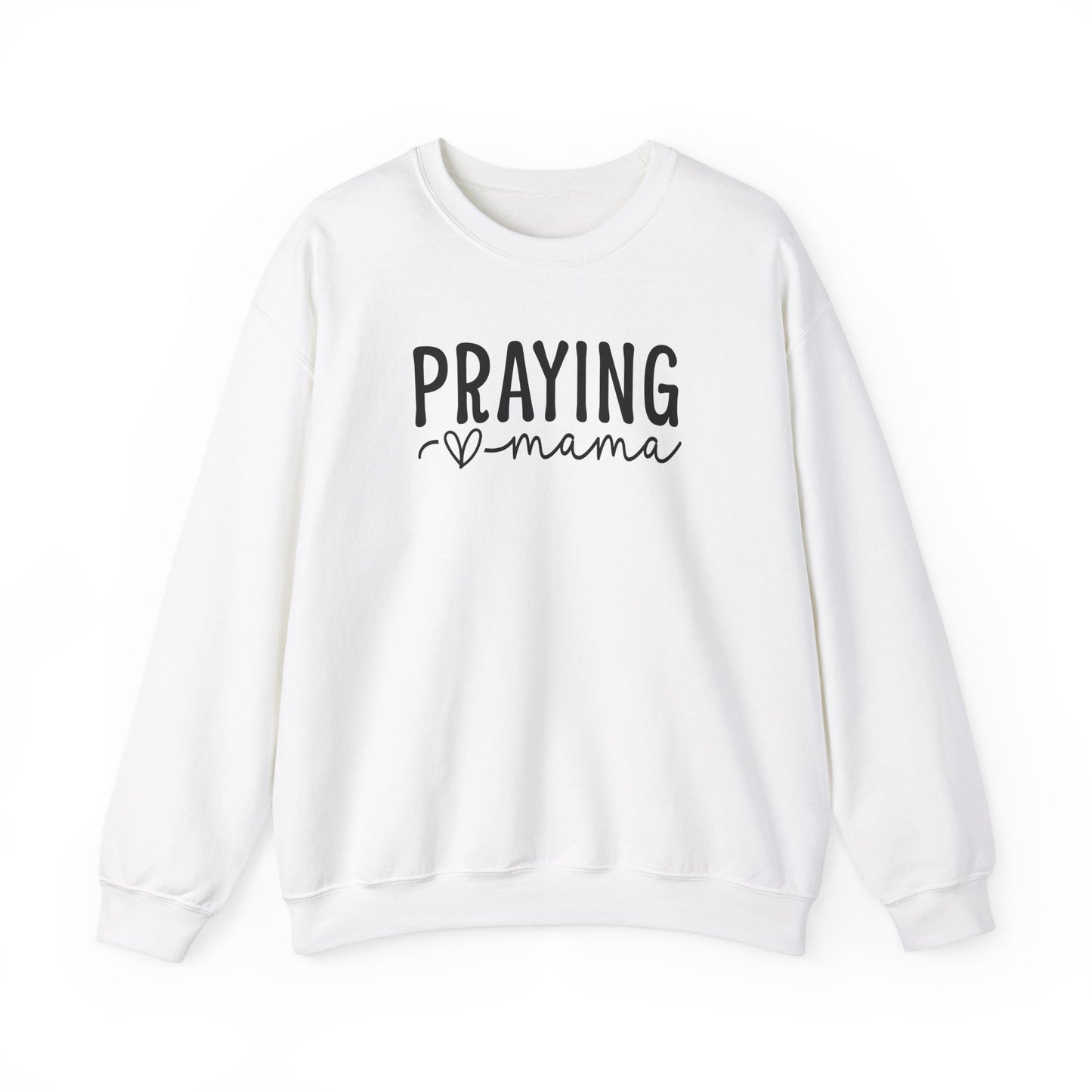 Praying Mama Sweatshirt Stylish Inspirational Apparel for Moms