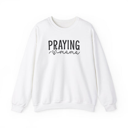 Praying Mama Sweatshirt Stylish Inspirational Apparel for Moms