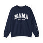 Mama Est. 2025 Sweatshirt | Cozy Unisex Crewneck, Perfect Gift for New Moms, Mother's Day, Family Celebrations, Casual Style