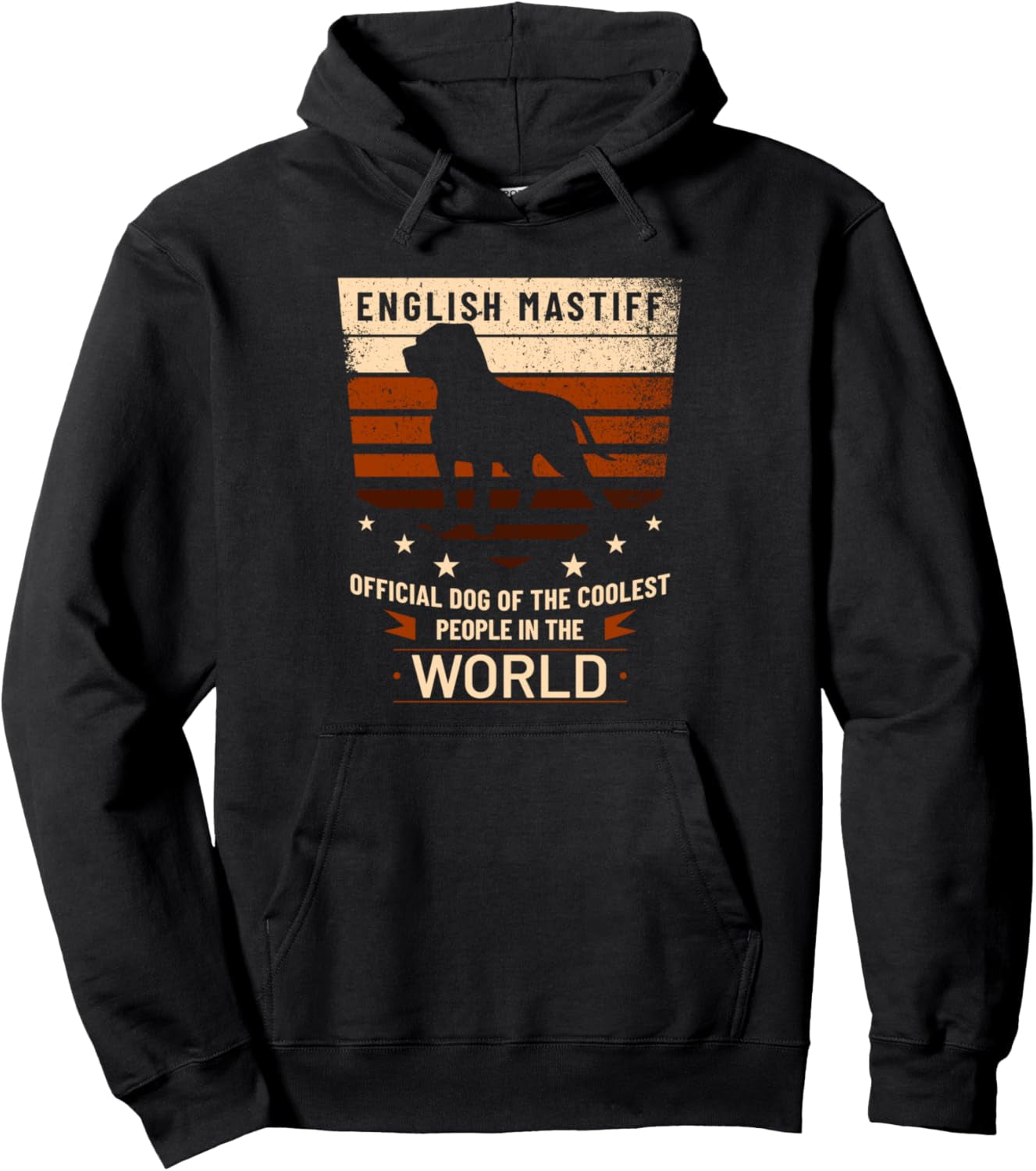 Show Off Your Furry Pride 🐾 English Mastiff Hoodie – Official Dog of the Coolest People! Perfect for Dog Lovers!