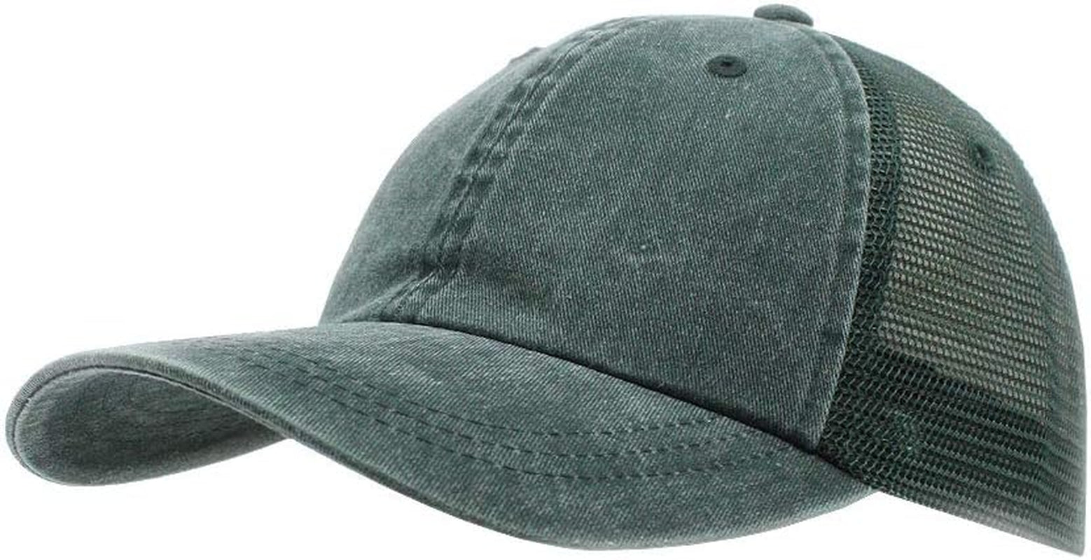 Timeless Style 🧢 Vintage Washed Cotton Mesh Baseball Cap – Soft, Adjustable & Perfect for Casual Days!