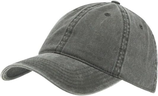 Casual Cool 🧢 Plain Washed Cotton 6-Panel Dad Hat – Adjustable Baseball Cap for Effortless Style!