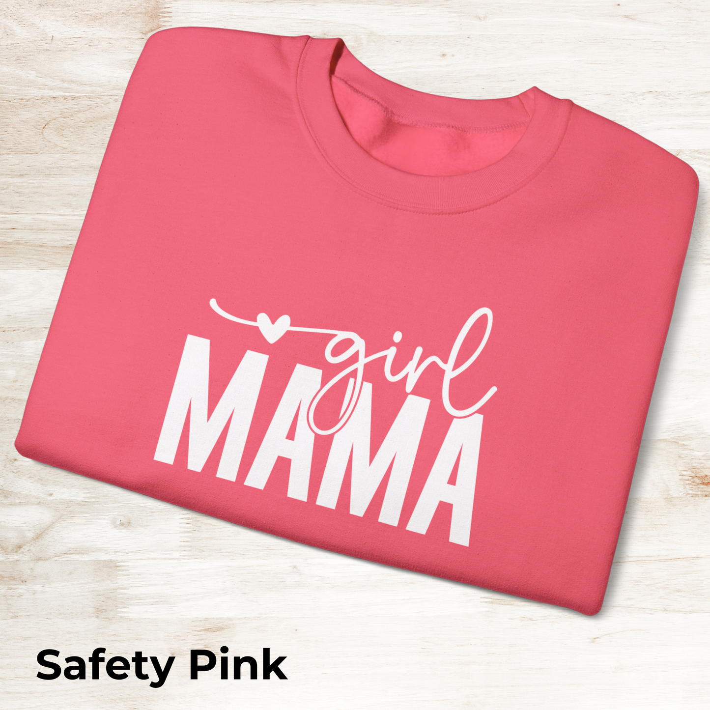 Girl Mama Sweatshirt - Cozy Gift for Moms, Perfect for Birthdays, Mother's Day, Parenting, Casual Wear, Family Gatherings