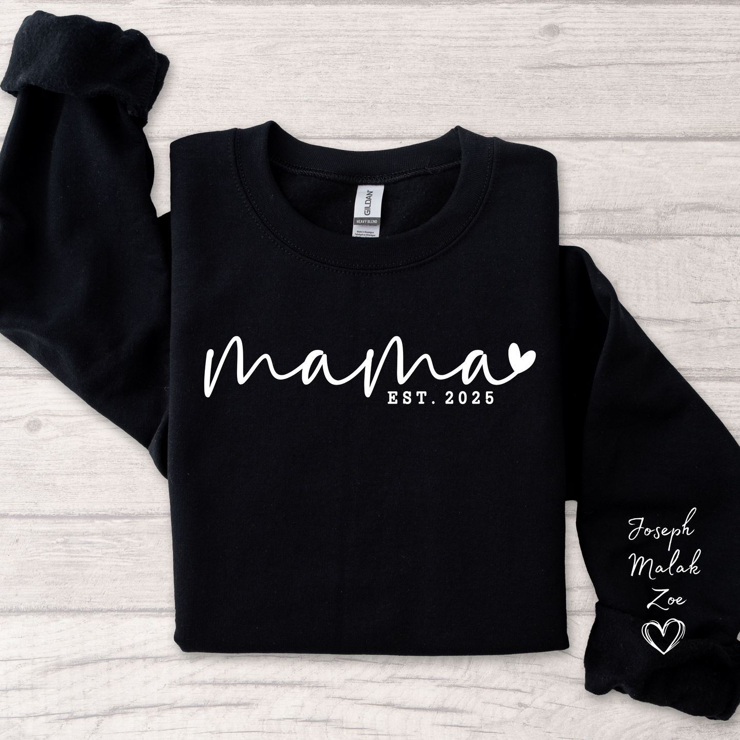 Mama Sweatshirt, Gift for New Moms, Personalized Crewneck, Mother's Day Gift, Cozy Fashion, Mama Established 2025