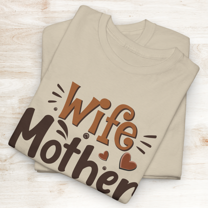 Coffee Lover Tee - Unisex Heavy Cotton T-Shirt for Moms, Wife, Mother's Day, Coffee Gifts, Casual Wear, Family Gatherings