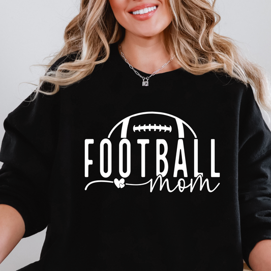 Football Mom Sweatshirt, Cozy Gift for Sports Moms, Unisex Crewneck for Game Day, Football Fan Apparel, Perfect for Fall