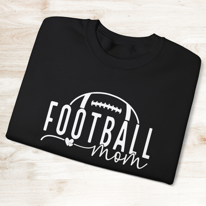 Football Mom Sweatshirt, Cozy Gift for Sports Moms, Unisex Crewneck for Game Day, Football Fan Apparel, Perfect for Fall