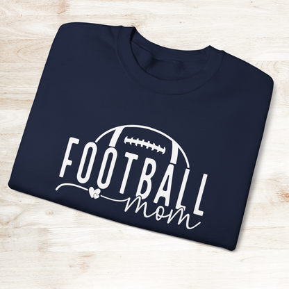 Football Mom Sweatshirt, Cozy Gift for Sports Moms, Unisex Crewneck for Game Day, Football Fan Apparel, Perfect for Fall