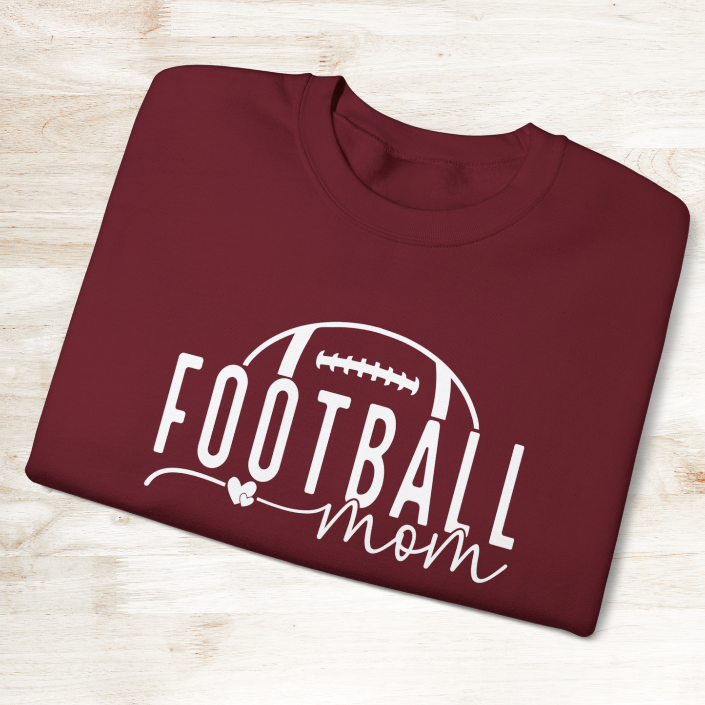 Football Mom Sweatshirt, Cozy Gift for Sports Moms, Unisex Crewneck for Game Day, Football Fan Apparel, Perfect for Fall