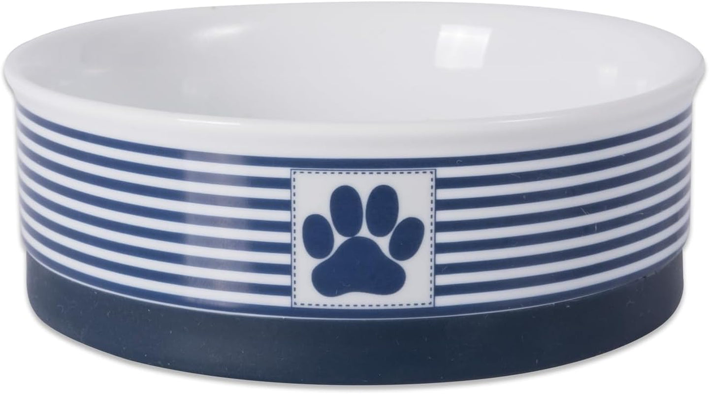 Style Meets Function for Your Pet! 🐾 Paw & Patch Ceramic Pet Collection | Medium Set in Gray – Perfect for Treats or Pet Accessories, 2 Pieces!