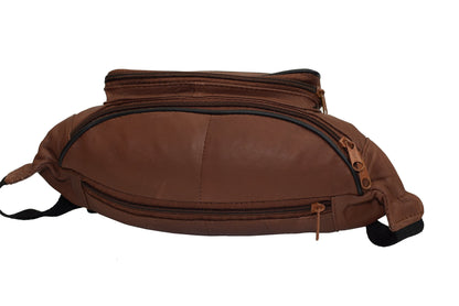 Stylish Genuine Leather Fanny Pack – Perfect for Travel & Everyday Wear | Unisex & Available in Vibrant Colors!