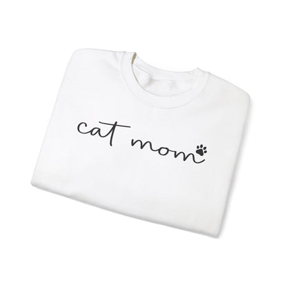 Cat Mom Sweatshirt Cozy and Stylish Apparel for Proud Cat Moms