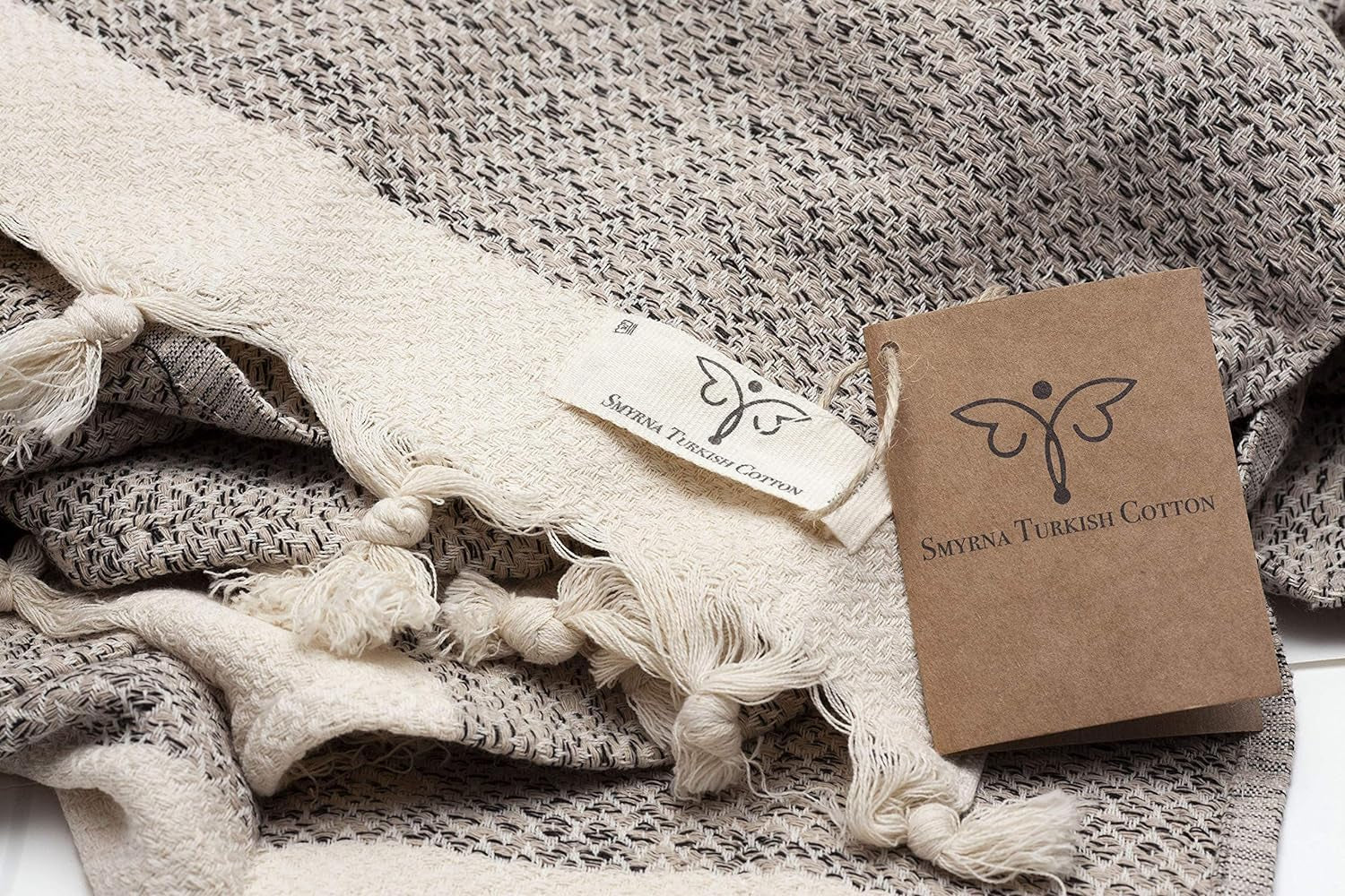 Add a Touch of Luxury 🌿 Vintage Turkish Hand Towels – Soft, Stylish & Versatile for Bath, Kitchen, Yoga & More! Set of 2 in Elegant Beige.