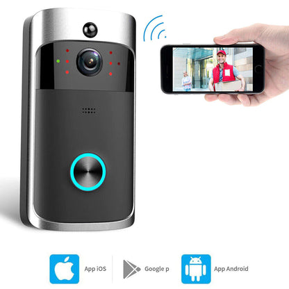 Upgrade Your Home Security: Smart WiFi Video Doorbell – See, Talk & Protect from Anywhere! 📱🔔🏠