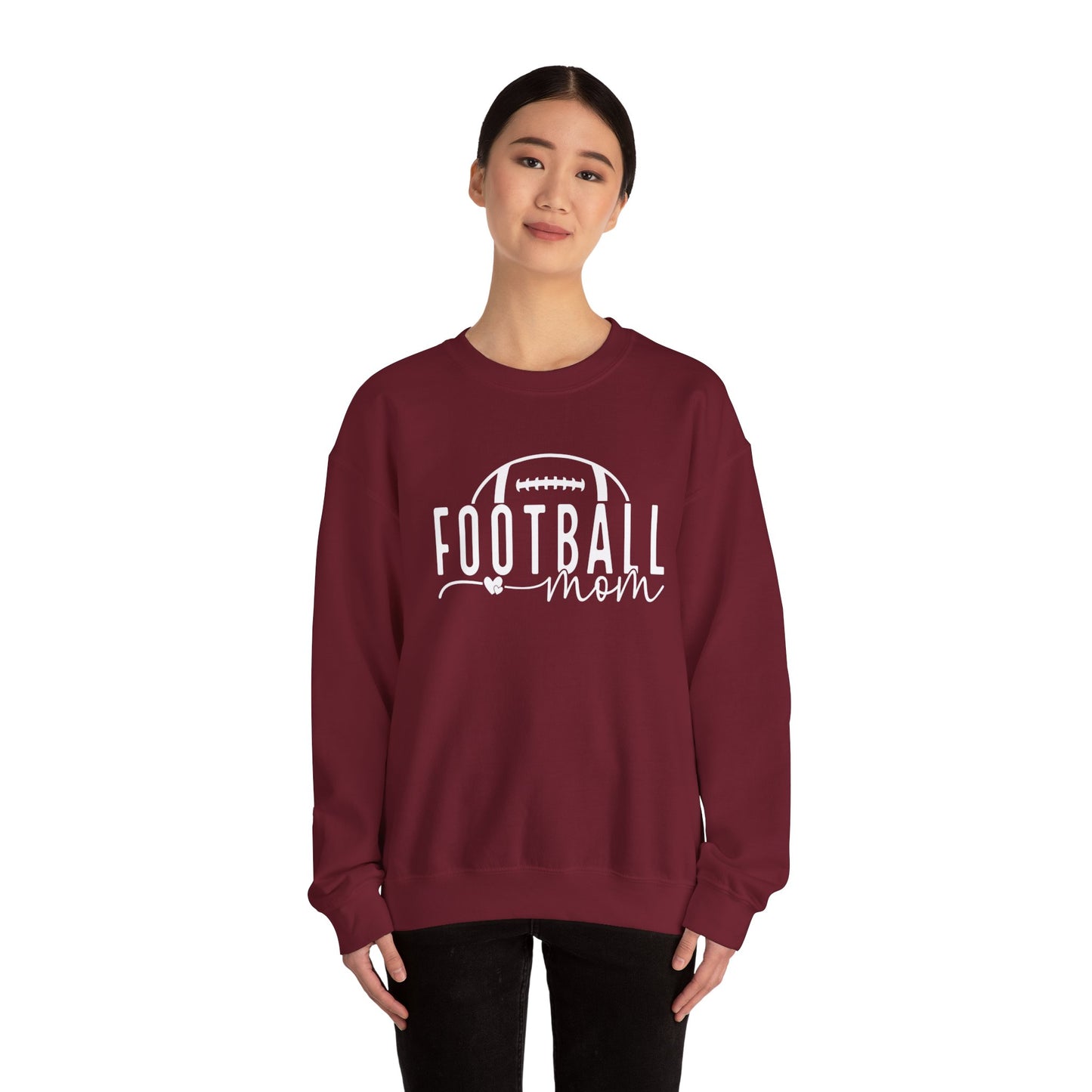 Football Mom Sweatshirt, Cozy Gift for Sports Moms, Unisex Crewneck for Game Day, Football Fan Apparel, Perfect for Fall