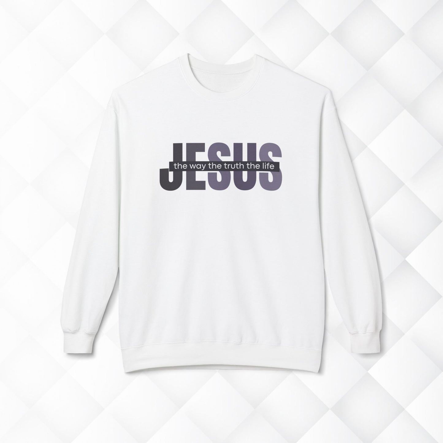 Jesus The Way The Truth The Life Sweatshirt, Womens Religious Sweatshirt, Faith Sweatshirt, Christian Sweatshirt, Bible Verse, Jesus Lover