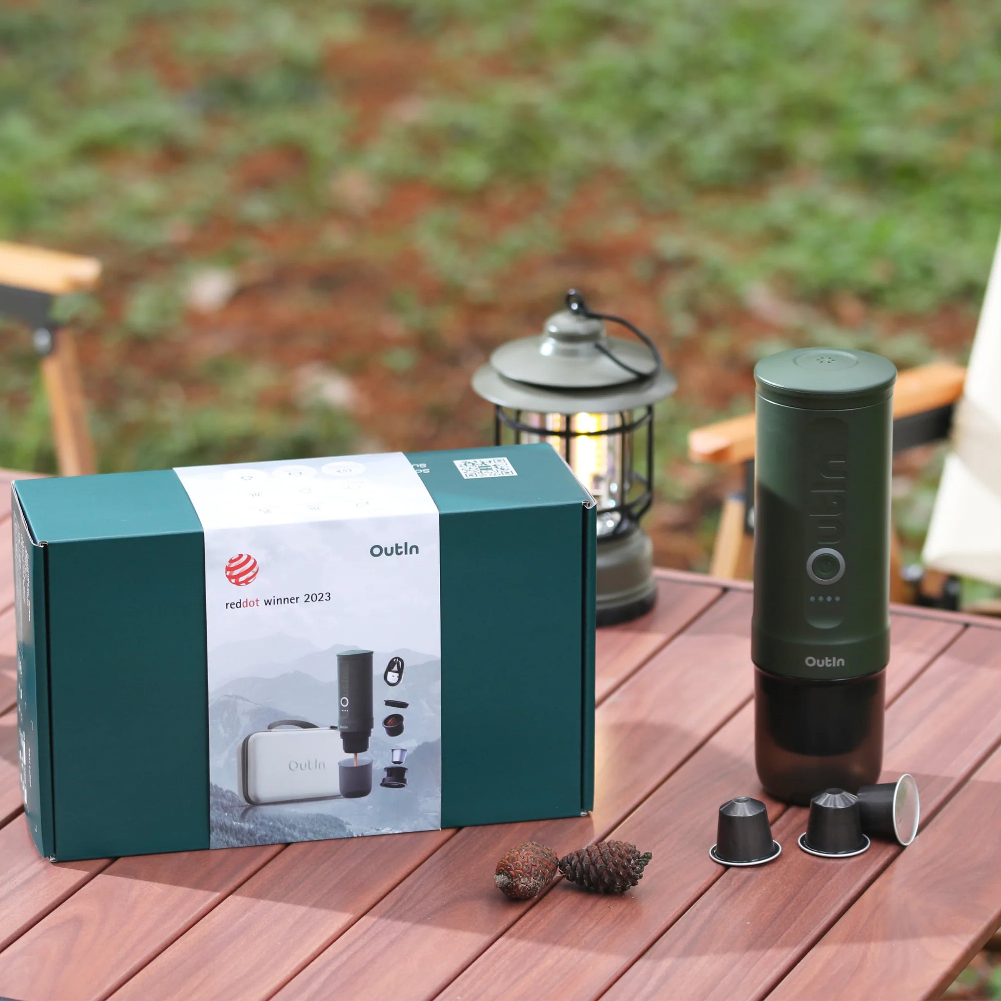 Brew Your Adventure! 🌿 Traveler Espresso Gift Set in Forest Green – Perfect for Coffee Lovers on the Go!