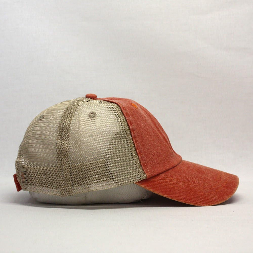 Timeless Style 🧢 Vintage Washed Cotton Mesh Baseball Cap – Soft, Adjustable & Perfect for Casual Days!