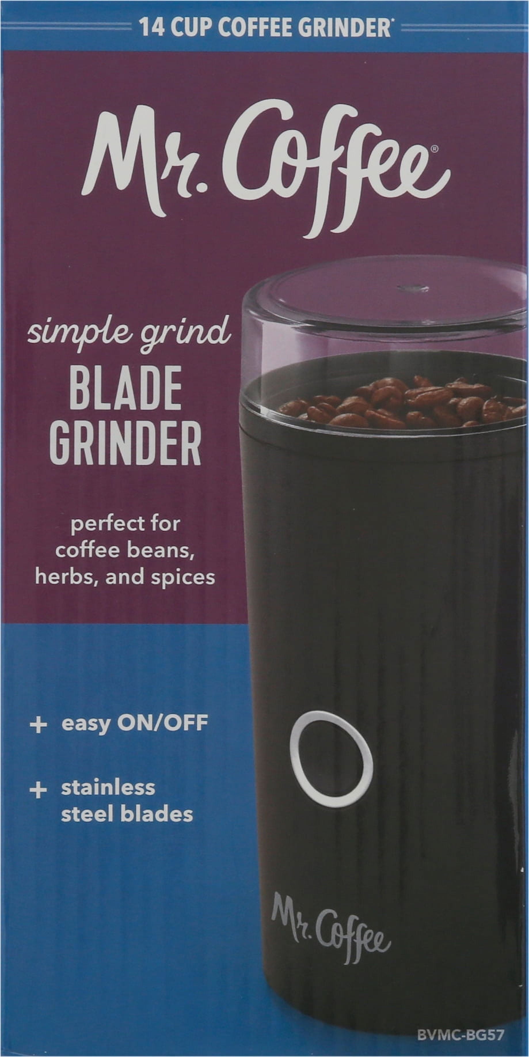 ☕ Brew Like a Pro: Simple Grind 14-Cup Coffee Grinder – Perfect for Coffee Lovers! 🌟 (Black)