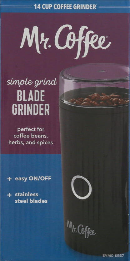 ☕ Brew Like a Pro: Simple Grind 14-Cup Coffee Grinder – Perfect for Coffee Lovers! 🌟 (Black)