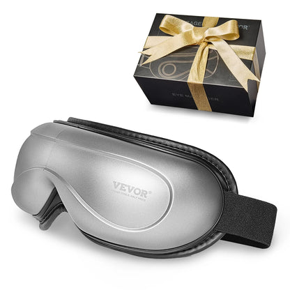 🌟 Relax & Recharge: VEVOR Heated Eye Massager with Bluetooth Music & 5 Soothing Modes! 🎶👀 (180° Foldable)