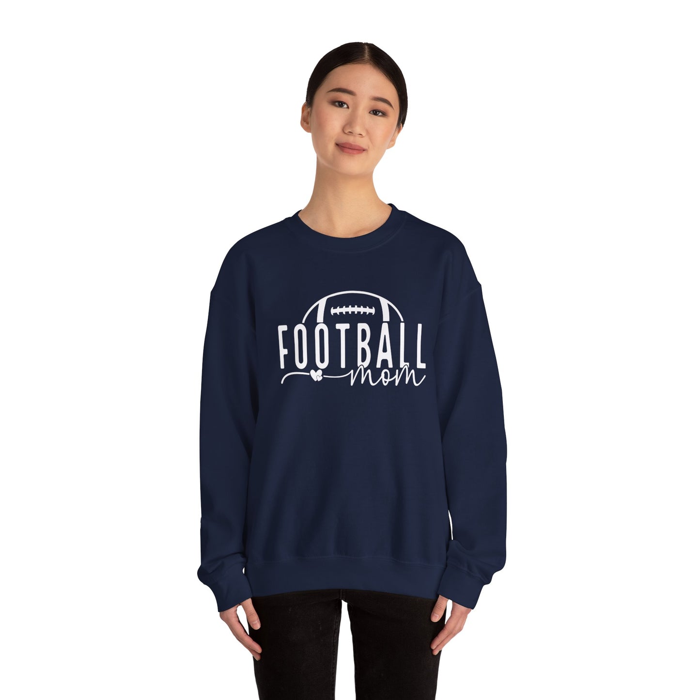 Football Mom Sweatshirt, Cozy Gift for Sports Moms, Unisex Crewneck for Game Day, Football Fan Apparel, Perfect for Fall