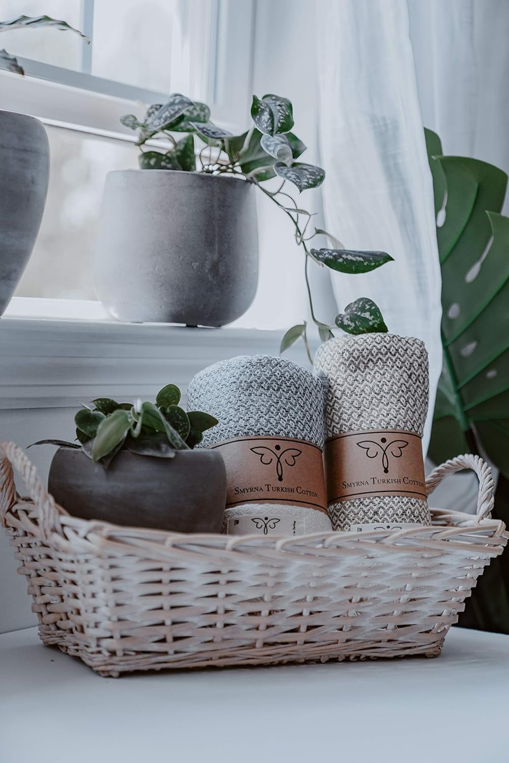 Add a Touch of Luxury 🌿 Vintage Turkish Hand Towels – Soft, Stylish & Versatile for Bath, Kitchen, Yoga & More! Set of 2 in Elegant Beige.