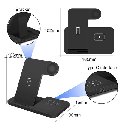 Upgrade Your Charging Game! ⚡ 3-in-1 Wireless Charger Stand for Samsung Devices | Fast 15W Charging for Galaxy Z Flip, S Series & Galaxy Watch!