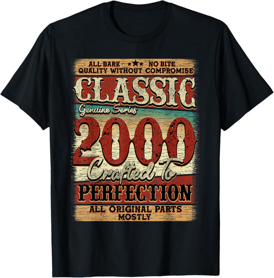 Celebrate 22 Years of Awesomeness 🎉 Vintage 2000 Limited Edition T-Shirt – Perfect for a 22nd Birthday Bash!