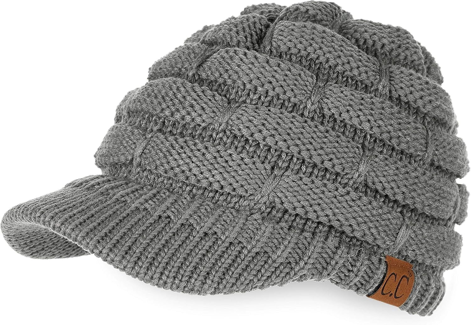 Stay Chic & Cozy! ❄️✨ Women's Ribbed Knit Hat with Brim – Perfect for Any Winter Look! 👒🧣