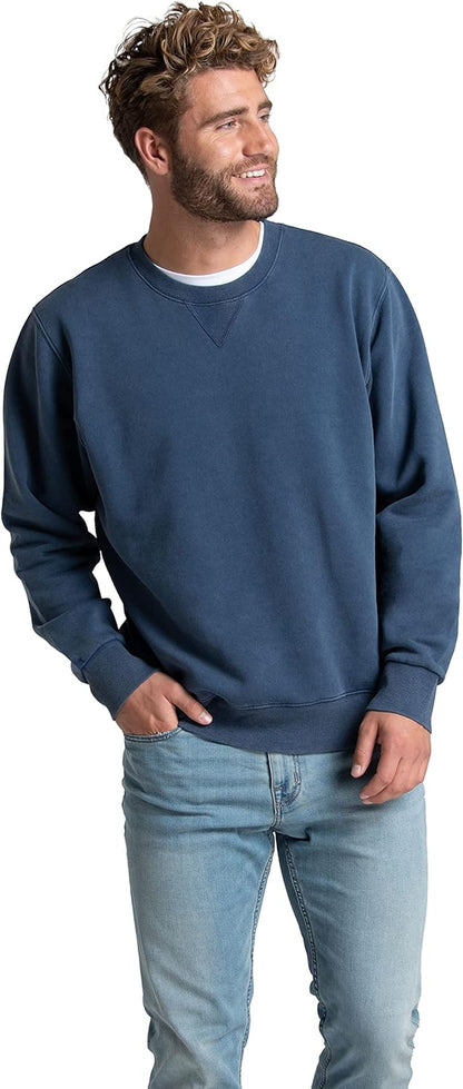 Stay Dry & Cozy 💪 Men’s Moisture-Wicking Eversoft Fleece Sweatshirt – Perfect for Comfort and Performance!