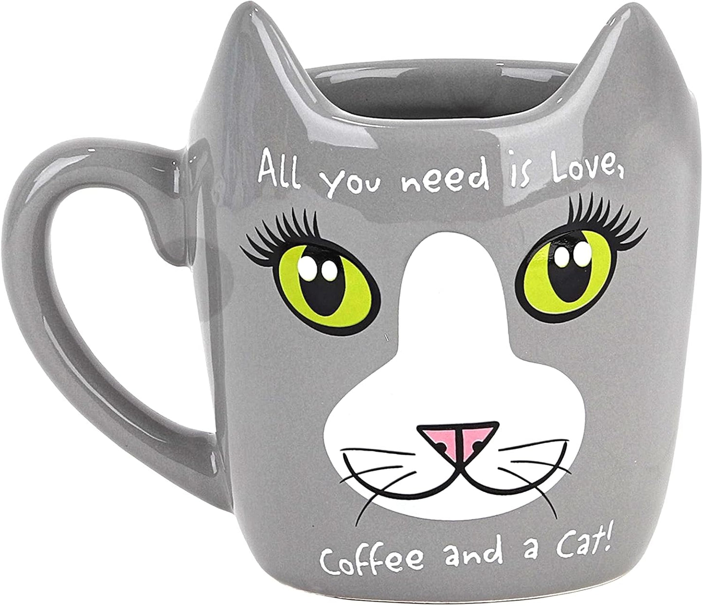 For the Love of Cats and Coffee! 🐾☕ 'I Work Hard So My Cat Can Have a Better Life!' – Perfect Mug for Cat Lovers!