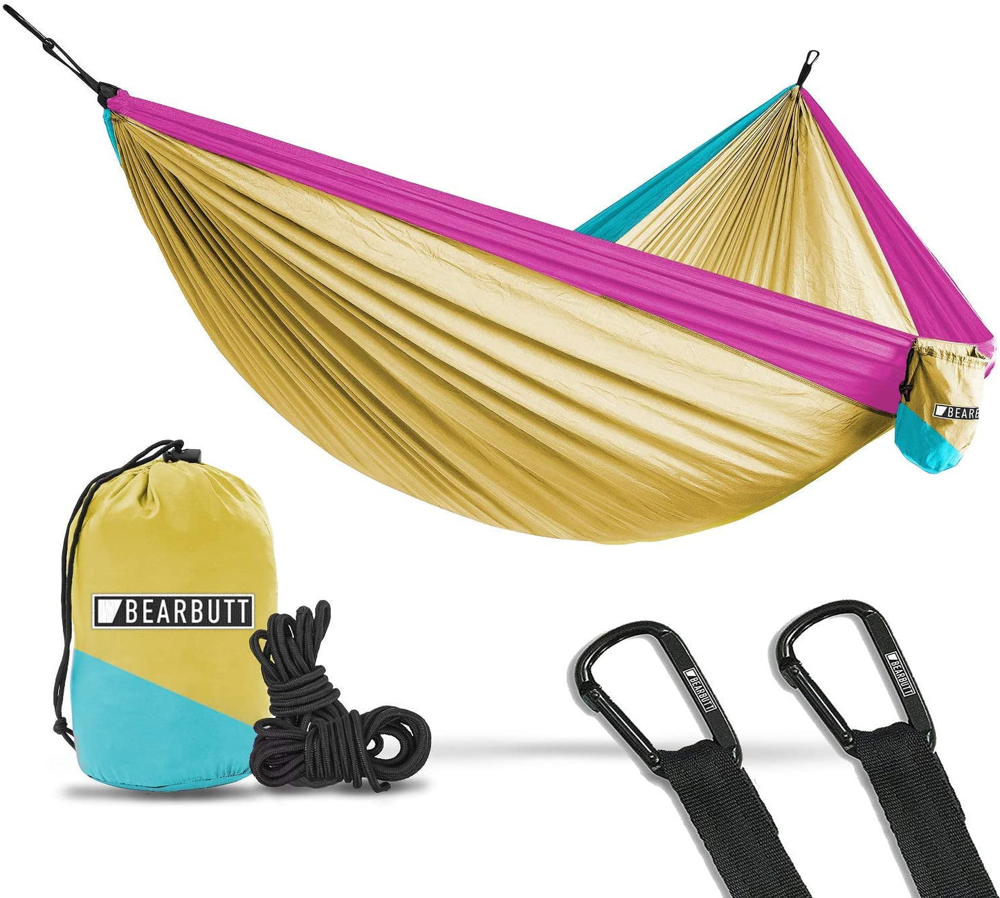 Relax Anywhere! 🏕️🌿 2-Person Portable Hammock – Perfect for Camping, Backpacking & Travel Adventures! 🌞💚