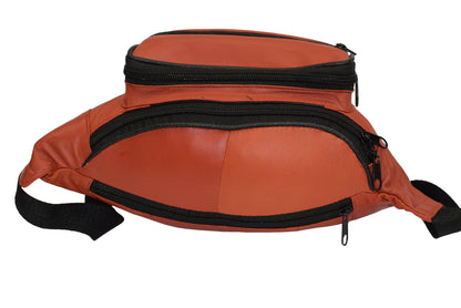 Stylish Genuine Leather Fanny Pack – Perfect for Travel & Everyday Wear | Unisex & Available in Vibrant Colors!