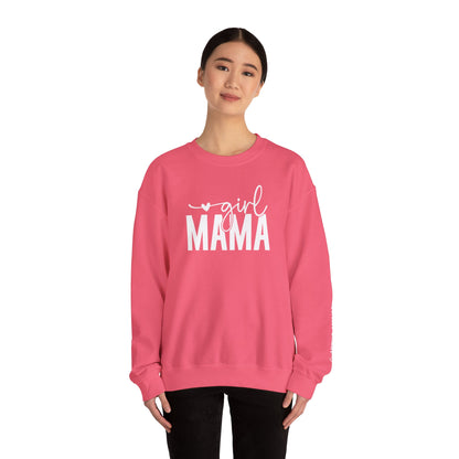 Girl Mama Sweatshirt - Cozy Gift for Moms, Perfect for Birthdays, Mother's Day, Parenting, Casual Wear, Family Gatherings